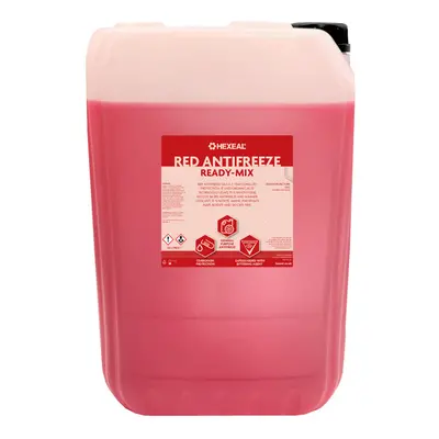 Hexeal Red Antifreeze & Coolant | 25L | -23ÂºC | Ready Mix | Longlife