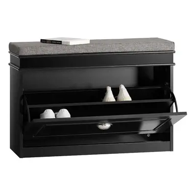 SoBuy FSR82-L-SCH, Hallway Shoe Bench Shoe Rack Shoe Cabinet