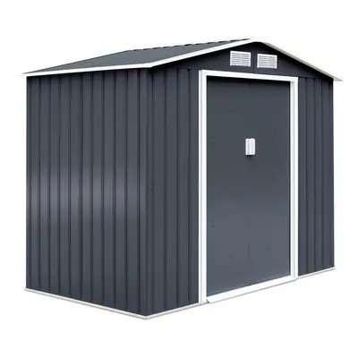 9 FT x FT Outdoor Storage Shed Large Tool House Double Sliding Doors