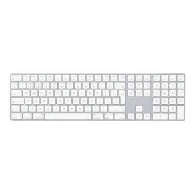 Apple Magic Keyboard with Numeric Keypad - Keyboard - Bluetooth - QWERTY - UK - silver - for 10.