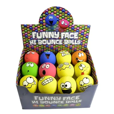 Summit Funny Face Super Bouncy Balls Ball Merchandiser Pack