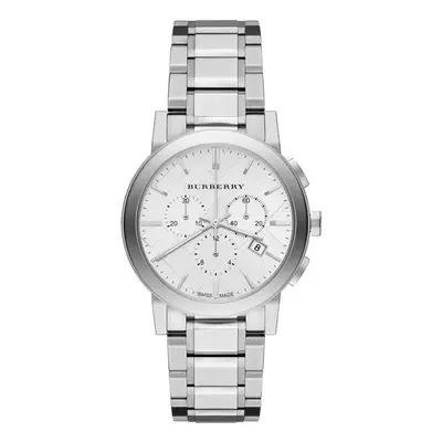 Burberry BU9750 City Chronograph Silver Dial Ladies Watch