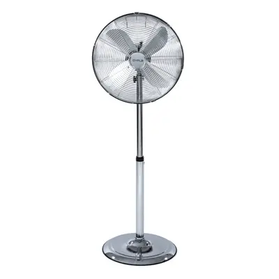 Oypla Electrical 16" Inch 40cm Chrome Metal Pedestal Speed Stand Fan Cooling