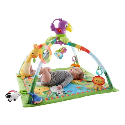 Fisher-Price Music & Lights Deluxe PlayGym For Kicking/Baby Exercise