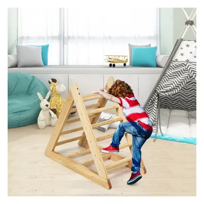 Kids Climbing Triangle Ladder Toddler Indoor Gym Activity Centre Step Training