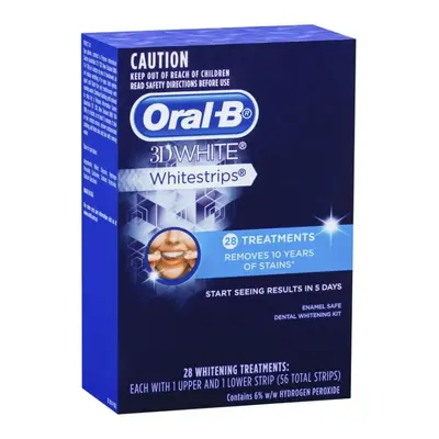 Oral B 3D White Strips Teeth Whitening Treatments