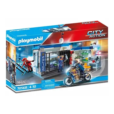 Playmobil City Action Police Prison Escape Playset Is Complete With Accessories For Ages Years+