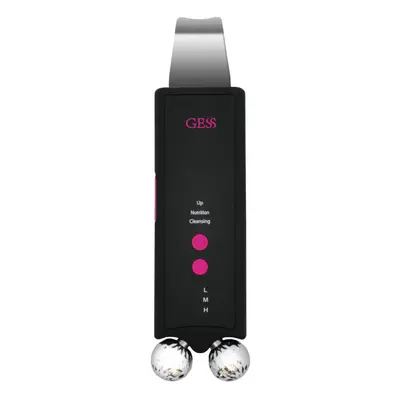 Gess MAMBA Ultrasonic Face skin Scrubber with EMS Massage Roller