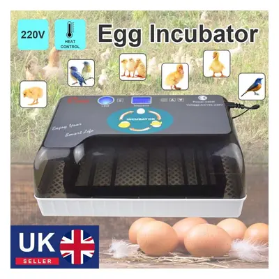 Digital Egg Incubator Temperature Control Turning Chicken Hatcher Automatic