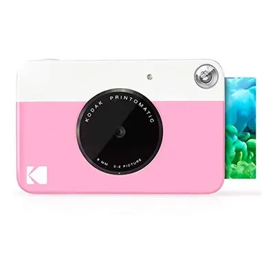 Kodak Printomatic Digital Instant Print Camera - Full Color Prints On ZINK x Inch Sticky-Backed 