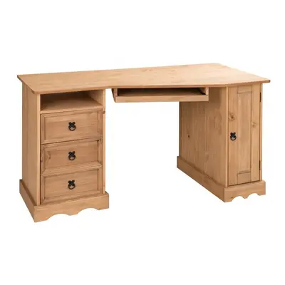 Corona Corner Computer Desk Solid Pine Furmiture