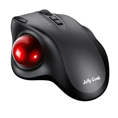 Rechargeable Trackball Mouse Bluetooth+2.4G Dual Mode