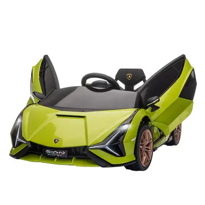 HOMCOM Lamborghini SIAN 12V Kids Electric Ride On Car Toy w/ Remote Control