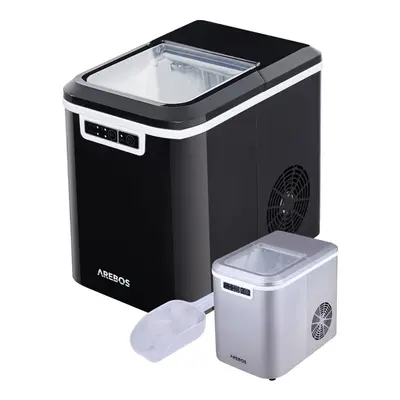 AREBOS Ice Cube Maker | kg / h | minutes production time | ice cube sizes | 2.2 liter water tank