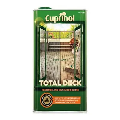 Cuprinol Total Deck Restore & Oil Wood Clear Litre