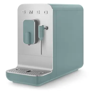 Smeg BCC02EGMUK Bean To Cup Coffee Machine - Steam Wand Emerald Green