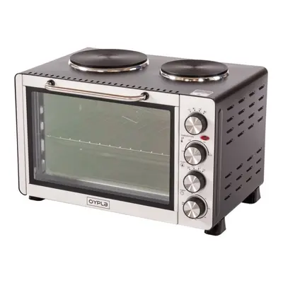 Oypla Litre Electrical Mini Compact Oven Kitchen Mate c/w Hot Plates, And Timer