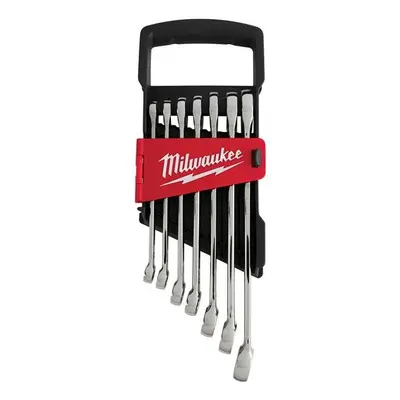 Milwaukee Hand Tools MAX BITE Ratcheting Metric Combination Spanner Set, Piece