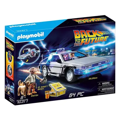 Playmobil Back to the Future DeLorean Playset 64PCs For Ages and Above