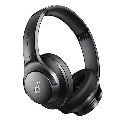 by Anker Q20i Hybrid Active Noise Cancelling Foldable Headphones, Wireless Over-Ear Bluetooth, 4