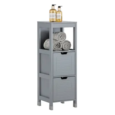 SoBuyÂ® FRG127-SG, Bathroom Storage Cabinet Unit with Shelf Drawers