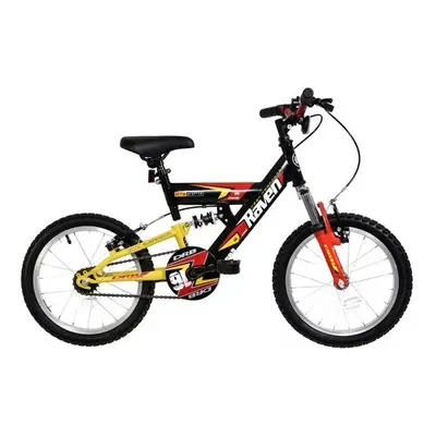 Dallingridge Raven Boys Mountain Bike 16" Wheel Black Yellow Red