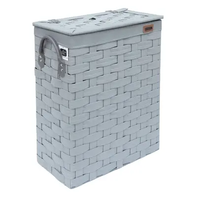 Ehc Slimline Laundry Linen Basket Bin Bathroom Storage Hamper Basket with Lid