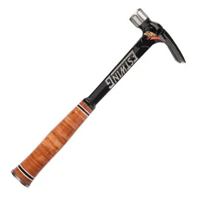 Estwing E19SM 19oz Ultra Series Straight Claw Framing Hammer Milled Face Leather Grip Length 400