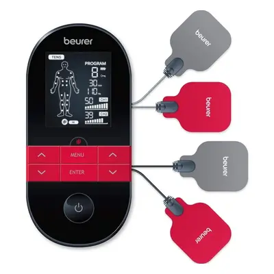 Beurer Digital TENS/EMS Device Heat Pain Therapy Muscle Stimulation