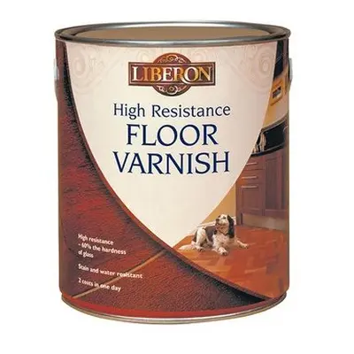 Liberon High Resistance Floor Varnish Clear Satin 2.5 Litre