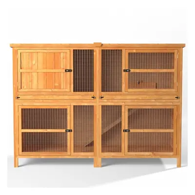 6ft Chartwell Double Guinea Pig Hutch | Huge Living & Playing Area | Thick T&G Side Panels & Sol