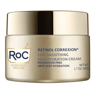 RoC Retinol Correxion Anti-Aging Retinol Cream with Hyaluronic Acid, Fragrance-Free 1.7 oz