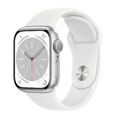 Apple Watch Series (GPS 41mm) Smart watch - Silver Aluminium Case with White Sport Band - Regula