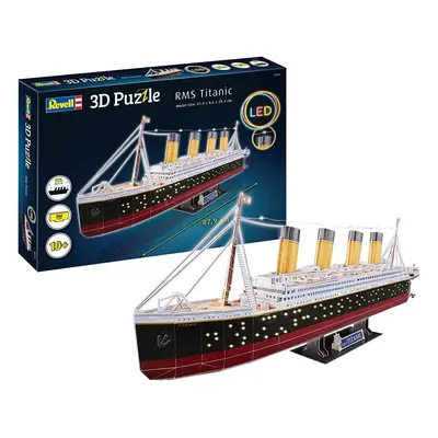 RMS Titanic LED 3D Puzzle By Revell