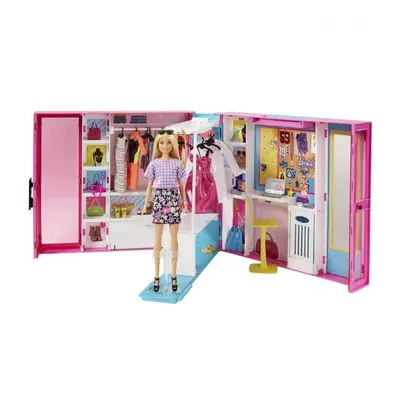 dollhouse Dream Cabinet girls 46x cm pink 27-parts