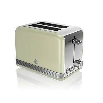 Swan Slice Retro Green Toaster