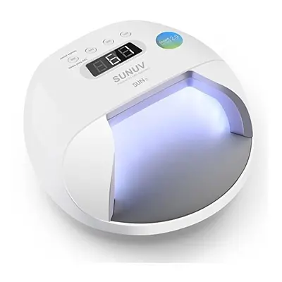 SUNUV SUN7 48W UV Nail Dryer Led Nail LAMP Smart Light for Gel Nails With Double Power Design,4 