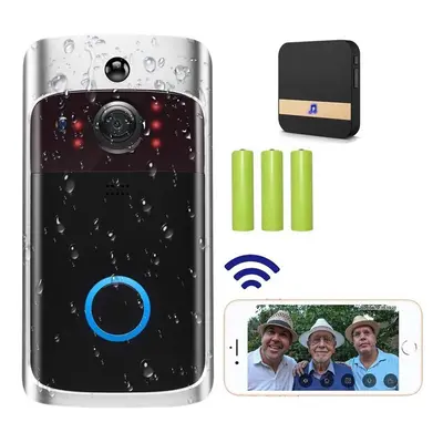 Wireless WiFi Video Doorbell Smart Phone Door Ring Intercom Camera Security Bell