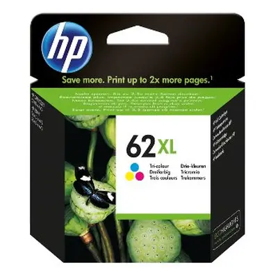 HP Original 62XL High Yield Tri-Colour Ink C2P07AE Cartridge (415...