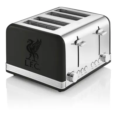 Swan ST19020LIVBN Liverpool Fc Slice Toaster Browning Levels Stainless Steel in Black