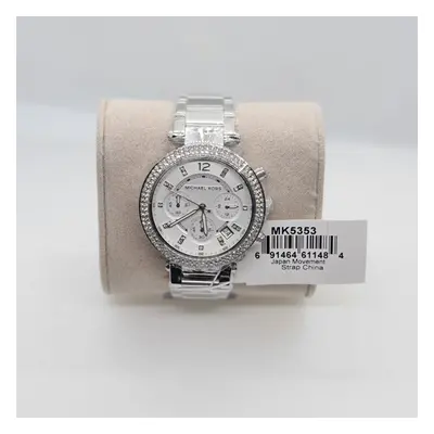 Michael Kors Women's MK5353 Luxury Silver Wrist Chronograph Watch 39mm