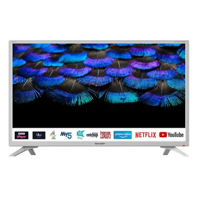 Sharp 1T-C32BC2KH2FW 32" Inch HD Ready Smart LED TV with Freeview HD - White