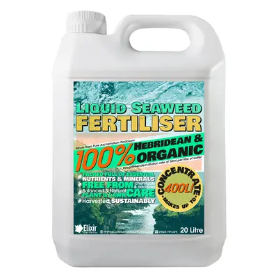 20 Litre Organic Hebridean Concentrate Liquid Seaweed Fertiliser & Plant Feed