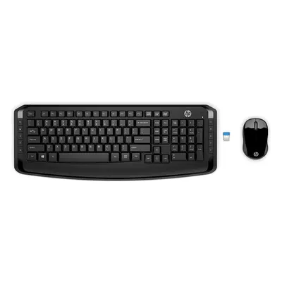 HP Black 2.4 GHz USB Wireless Keyboard & Wireless Mouse Combo Set (UK Keyboard Layout) - Home Of