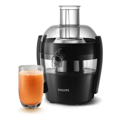 Philips Viva Collection Compact Juicer with Quick Clean Technology, 1.5 Litre, W - Black - HR183