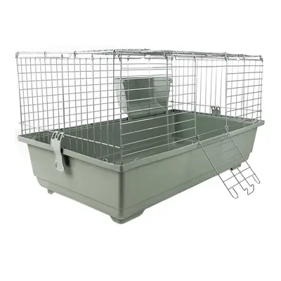 Little Friends Rabbit Guinea Pig Cage 120cm Silver/Beige