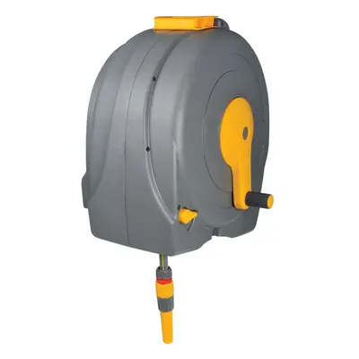 Hozelock Wall Mounted 40m Fast Reel + Metres of 12.5mm Hose