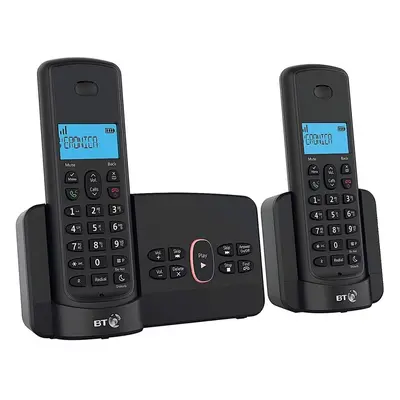 BT Home Phone with Nuisance Call Blocking and Answer Machine (Twin Handset Pack)