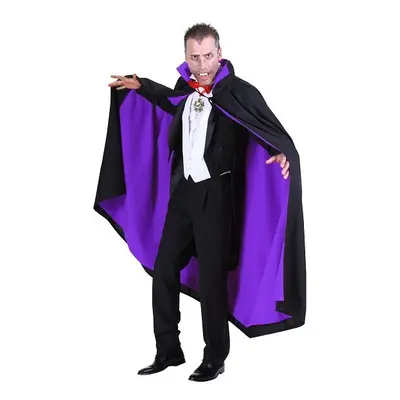 Deluxe Black / Purple Cloak - Gothic/Dracula