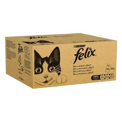 Felix Mixed Selection in Jelly Cat Food, Pouches, x g